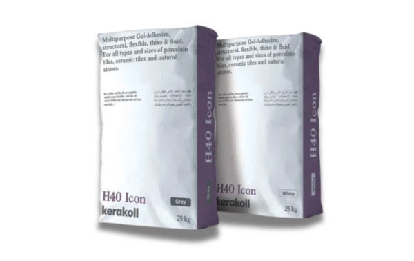 Two bags of Kerakoll H40 Icon Gel Adhesive