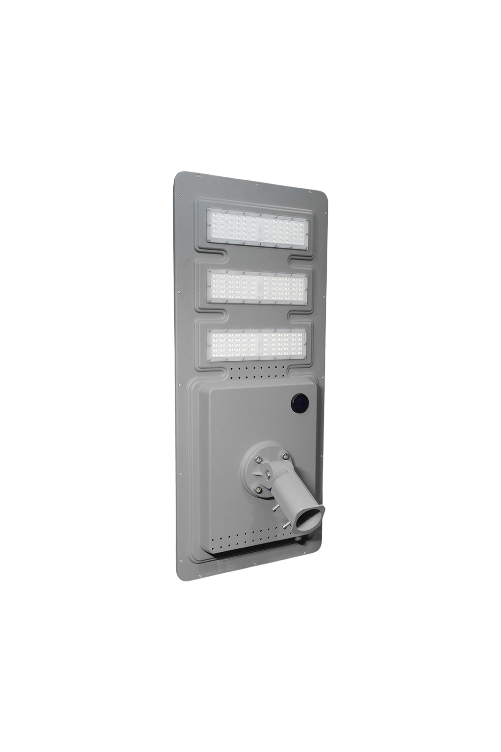 Hansa Green TECO solar street light, installed example