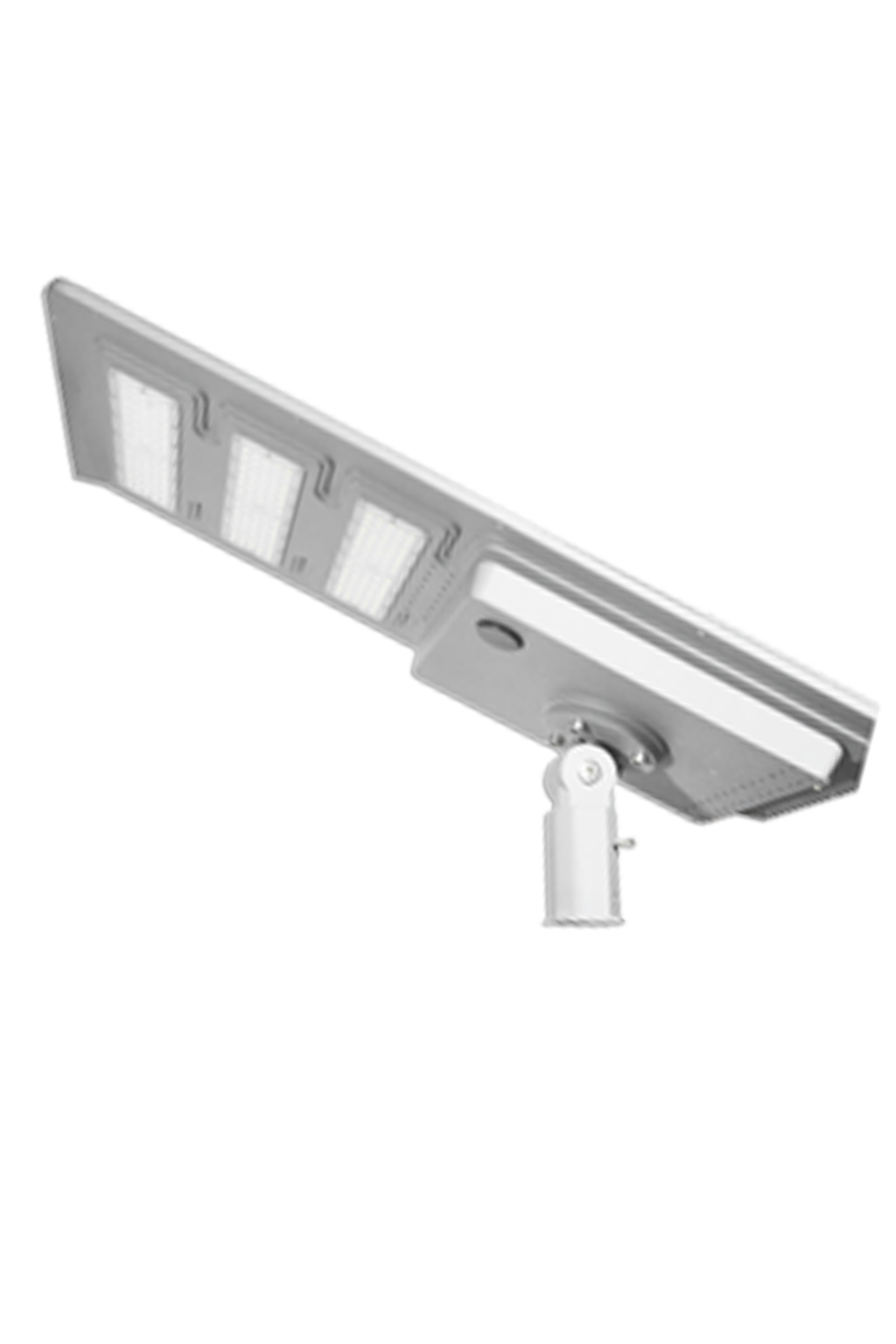 Hansa Green TECO all-in-one solar street light, full view